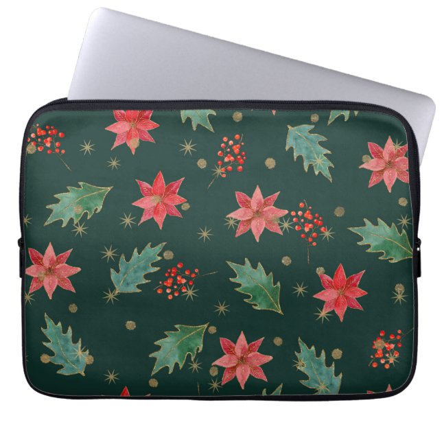 Traditionell jul laptop fodral (Framsidan)
