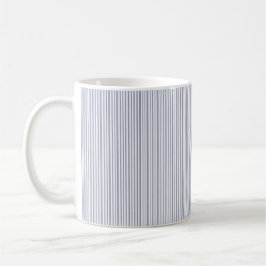 Traditionell jul med blåa ränder kaffemugg