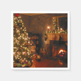 Traditionell jul pappersservett