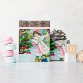 Traditionell jul under Träd Presentpapper