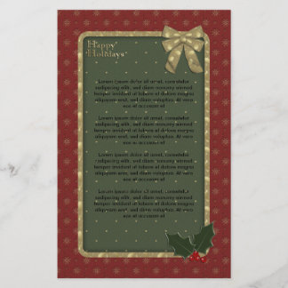 Traditionell juldesign brevpapper