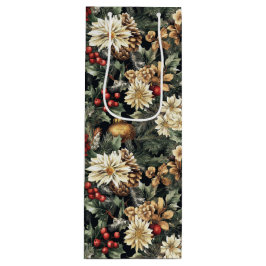 Traditionell julgran blomster högtid