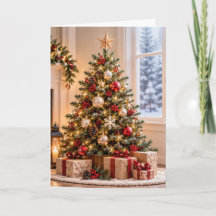 Traditionell Julgran God Jul