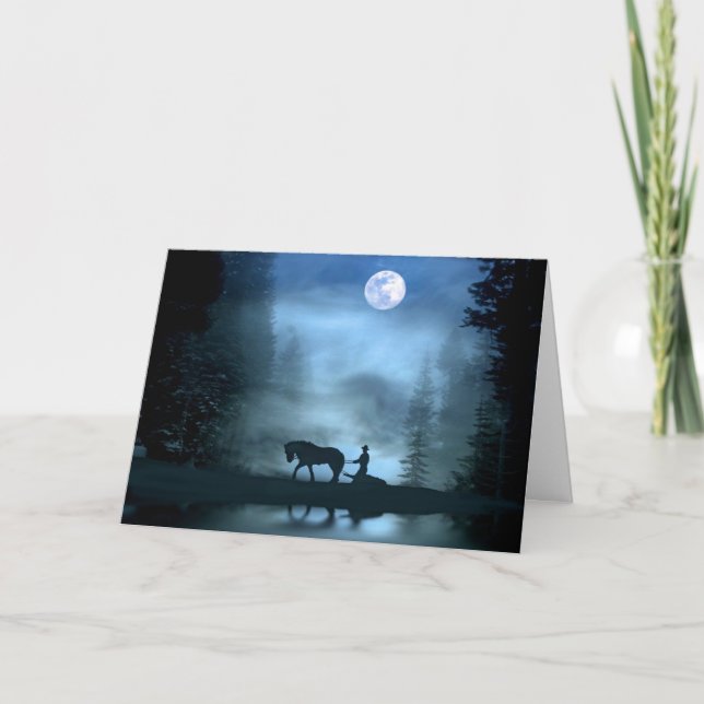 Traditionell Julgran-kort Helgkort (Framsida)