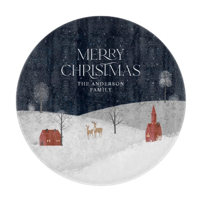 Traditionell julklapp för Rustic Winter-dekoration (Framsidan)