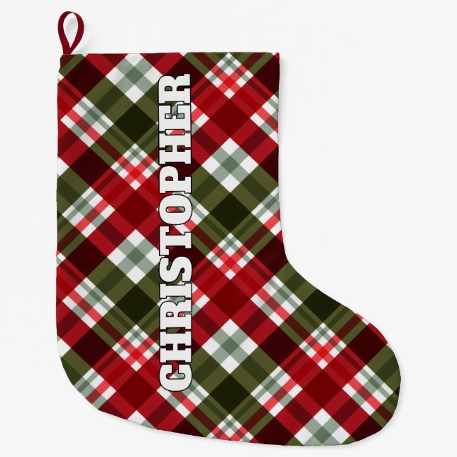 Traditionell julklapp stor julstrumpa (Framsidan)