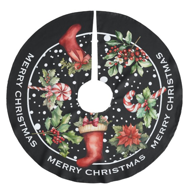 TRADITIONELL JULSTRUMP, SOCKERSTICKOR & MER JULGRANSMATTA BORSTAD POLYESTER (Framsidan)