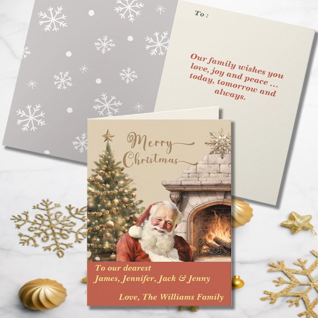 Traditionell Jultomten som kan redigeras Kort (Skapare uppladdad)