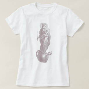 Traditionell katolsk blended Virgin Mary Godmor T Shirt