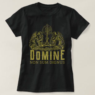 Traditionell katolsk domin non sum Dignus T Shirt