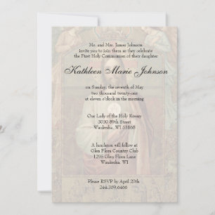 Traditionell katolsk första Heliga Inbjudningar