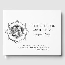 Traditionell katolsk Heliga i Bröllop Gästböcker