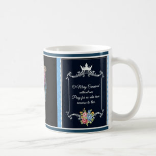 Traditionell katolsk jungfrulig Mary mirakulös Kaffemugg
