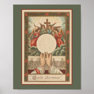 Traditionell katolsk-latinsk jultomte Änglar Poster