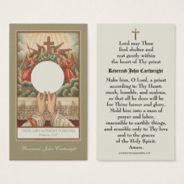 Traditionell katolsk präst Prayer-Religiösa Visitkort