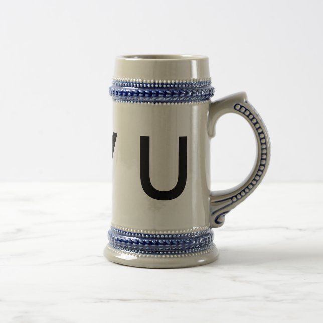 traditionell keramisk ölmugg sejdel (Höger)