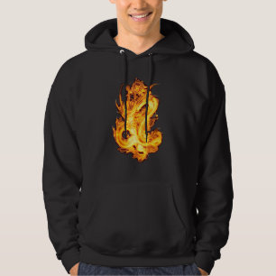 Traditionell kinesisk drakesymbol för makt och sty hoodie