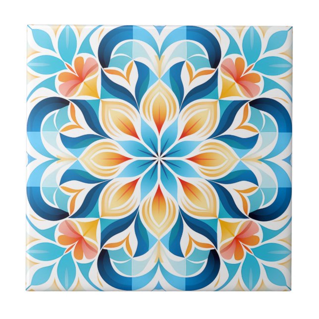 Traditionell kinesisk Mönster-konst Kakelplatta (Framsidan)