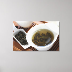 Traditionell kinesisk teaceremoni: oolongtea canvastryck