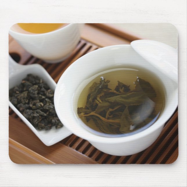 Traditionell kinesisk teaceremoni: oolongtea musmatta (Framsidan)