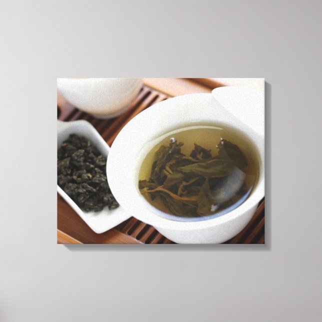 Traditionell kinesisk teceremoni: Oolong-te Canvastryck (Framsida)