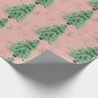 Traditionell/klassisk Julgran Papper Presentpapper