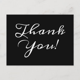 Traditionell, klassisk "Tack!" Postkort Vykort