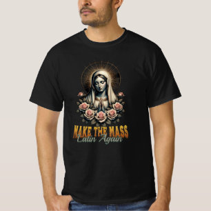 Traditionell latinsk romersk latinsk massa t shirt