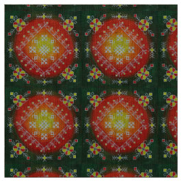 Traditionell lettisk folkkonst med symbolmålning tyg