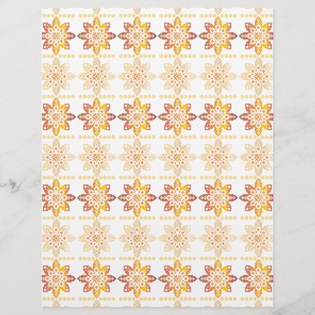 Traditionell lettisk SOL-teckengeometrisk utformni (Framsida)