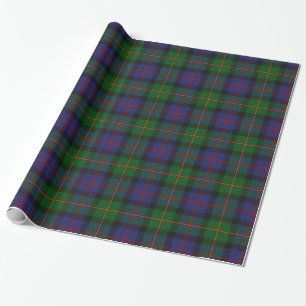 Traditionell Logan Tartan som slår in papper Presentpapper