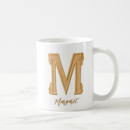 Traditionell M-kaffe, första namn-kaffe, Mugg