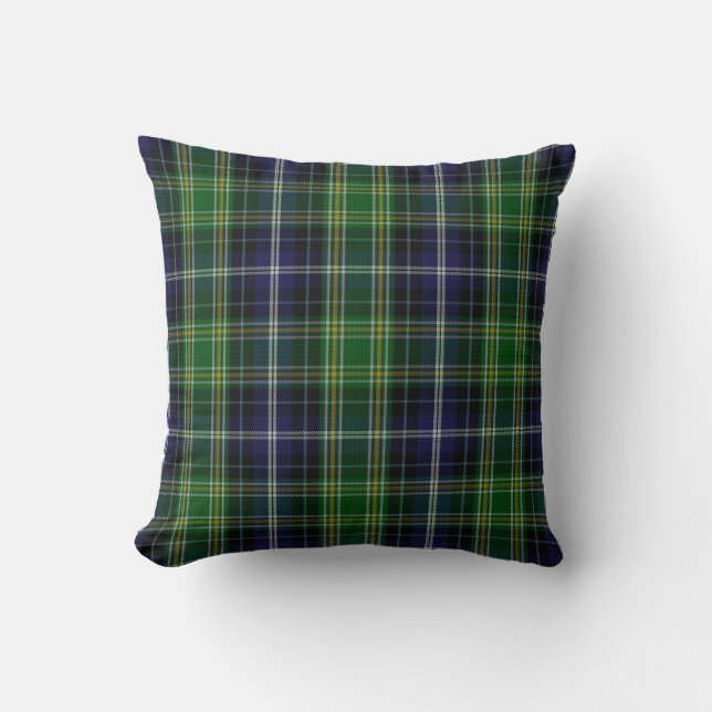 Traditionell MacKellar klan tartan rutmönster Kudde (Framsida)