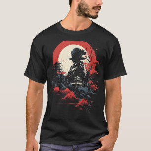 Traditionell målning av japansk Art Geisha Nihonga T Shirt
