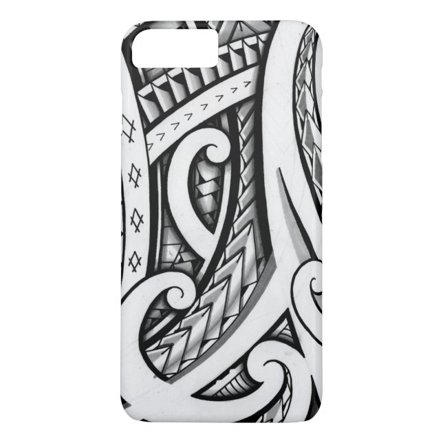 Traditionell Maori stiltatueringdesign Case-Mate iPhone Skal (Baksida)