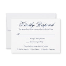 Traditionell marin blå Elegant bröllop