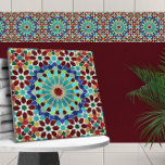Traditionell marockansk färgmosaik kakelplatta<br><div class="desc">Traditionell marockansk färgmosaik</div>