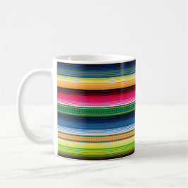 Traditionell mexicansk filt Serape Kaffemugg