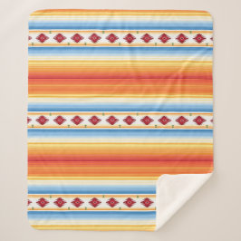 Traditionell mexicansk Serape filt