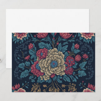 Traditionell mexikansk broderiy Mönster Inbjudningar