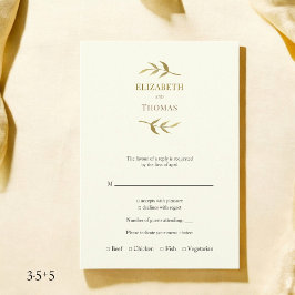 Traditionell modern bröllops-rsvp-kort tilläggskort