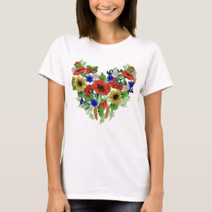 Traditionell motif, traditionell rumänsk motif T-S T Shirt