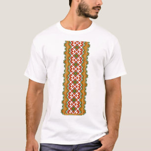 Traditionell motif, traditionell rumänsk motif T-S T Shirt