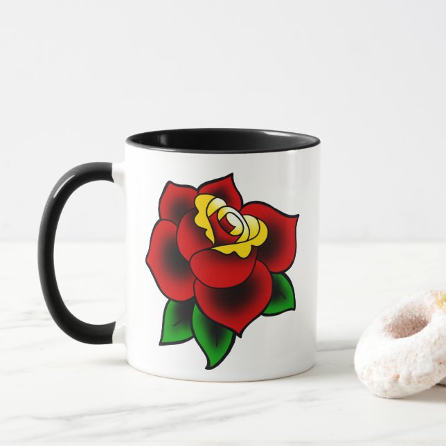 Traditionell mugg för rotatueringkaffe (Med munk)