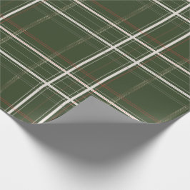 Traditionell Mysigt helgdag i Cabin Guld-Grönten Presentpapper