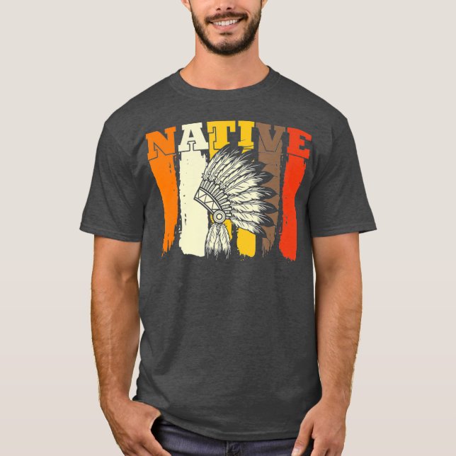 Traditionell Native American Choctaw America T Shirt (Framsida)