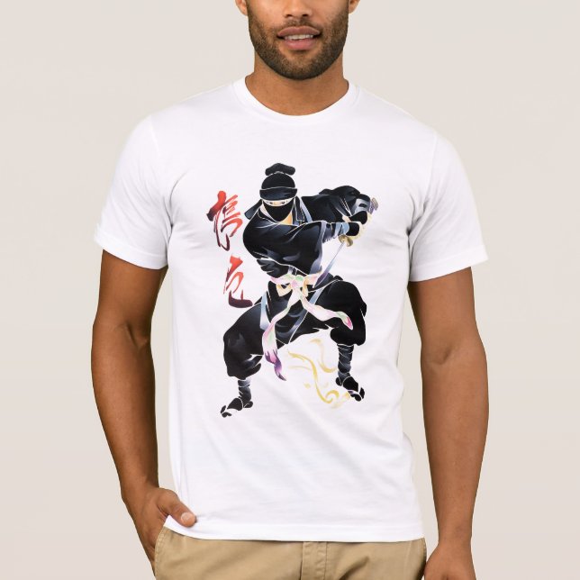 Traditionell Ninja T Shirt (Framsida)