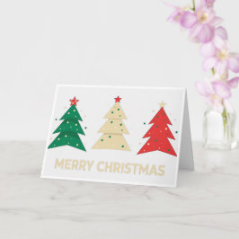 Traditionell nordisk glad jul-kort kort