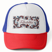 Traditionell norsk Telemark Rosemaling Folkesto