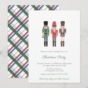 Traditionell Nutcracker-familjens jul i Party Inbjudningar